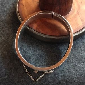 Sterling Bangle Signed